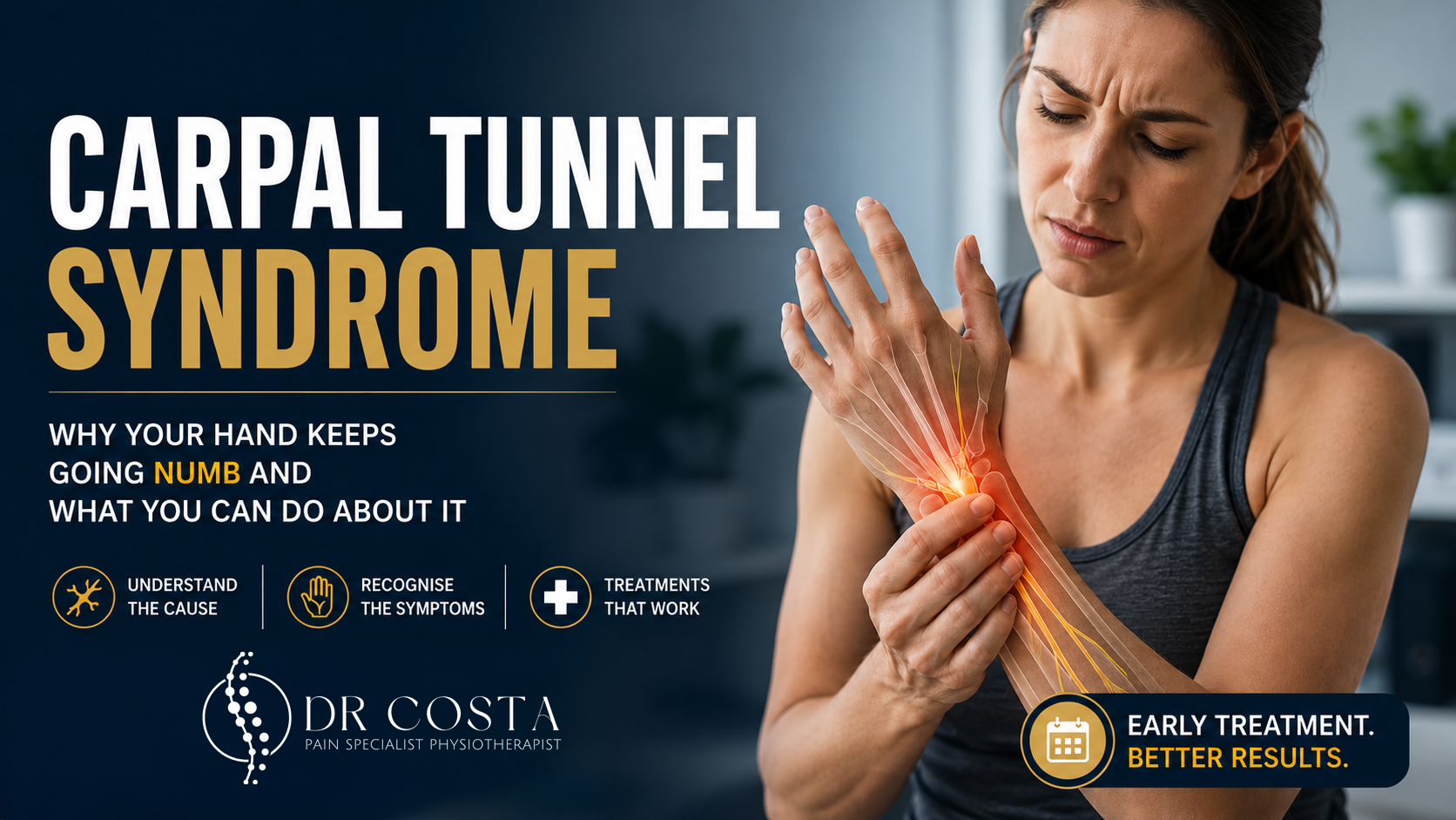Carpal Tunnel Syndrome: Why Your Hand Keeps Going Numb (And What You Can Do About It)